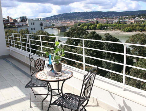 Terrace View towards Margaret Bridge